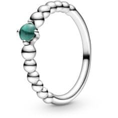Pandora Stříbrný prsten pro ženy narozené v květnu 198867C05 (Obvod 52 mm)