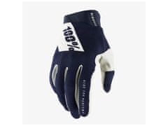 100% rukavice RIDEFIT, 100% - USA (modrá, vel. XL) (Velikost: S) 10014-375