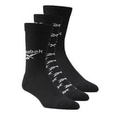 Reebok Pánské ponožky , CL FO Crew Sock 3P | GG6683 | černá | S
