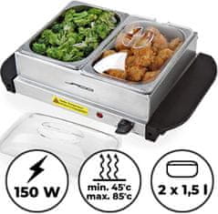 Greatstore Multifunkční bufetový ohřívač jídel, 150 W