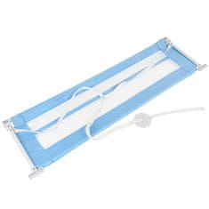 shumee Dětská zábrana na postel, 150 cm, modrá