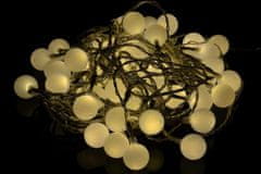 Greatstore Zahradní párty osvětlení - venkovní 50 LED teple bílá