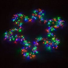 shumee Vánoční LED osvětlení - 10 m, 100 LED, barevné, zelený kabel