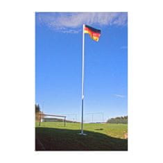 Greatstore Vlajkový stožár na vlajku 6,5 m + německá vlajka
