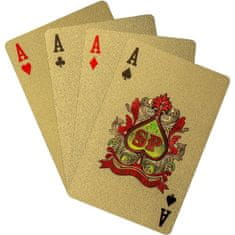 shumee Poker karty plastové - zlaté