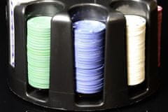 Greatstore Poker set 200ks - Caddy - Otočný plastový stojan na žetony