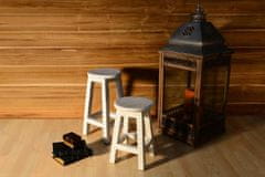 Greatstore Designová retro stolička VINTAGE DIVERO vzhledu - výška 40 cm