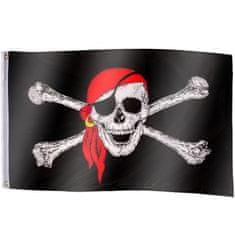 Greatstore FLAGMASTER Pirátská vlajka Jolly Roger, 120 x 80 cm