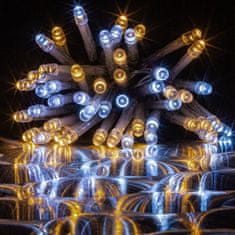 Greatstore Vánoční světelný závěs - 6x3 m, 600 LED, 24 pramenů