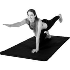 Greatstore MOVIT Gymnastická podložka na jógu - 183 x 60 x 1 cm, černá