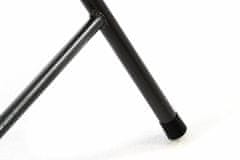 shumee Zahradní barový stolek kulatý - ratanový vzhled 110 cm - černý