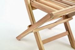 shumee Zahradní sada 2 dětských dřevěných židlí DIVERO