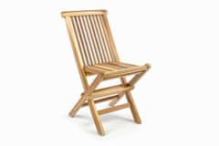 Greatstore Skládací dětská židle z teakového dřeva DIVERO