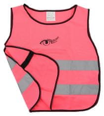 shumee Výstražná růžová dětská vesta S.O.R. - 53 cm, růžová