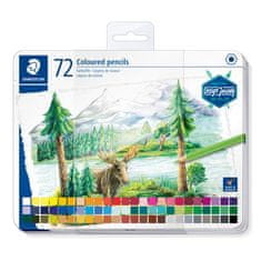 Staedtler Barevné pastelky "Design Journey", 72 barev, kovový box, šestihranné, 146C M72