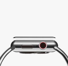 Coteetci 4D sklo s celoplošným lepením s černým lemem pro Apple watch SE 40 mm CS2225-40