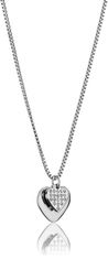 Victoria Walls NY Romantický ocelový náhrdelník s krystaly VN1093S