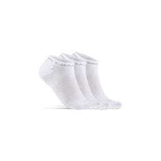 Craft Ponožky CORE Dry Shaftless 3-pack bílá 46-48