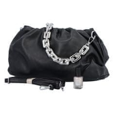 Elysse Zajímavá dámská koženková kabelka Evita, černá