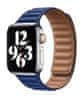Double Suction kožený pásek pro Apple Watch 38 / 40 mm WH5292-DB, tmavě modrá