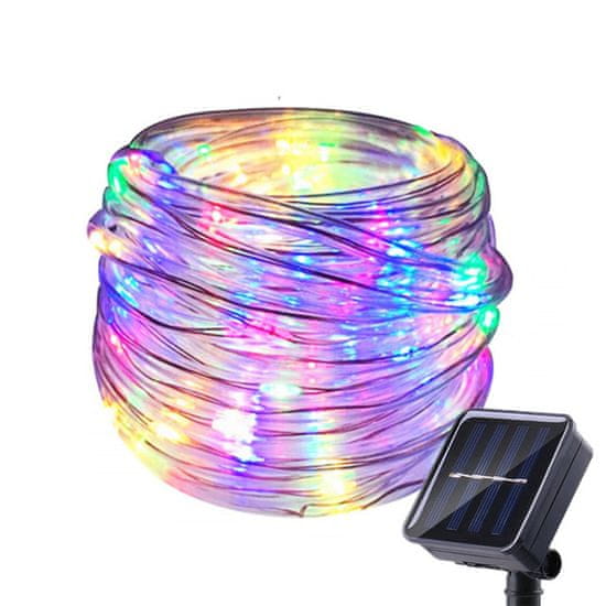 X-Site LED RGB světelný řetěz GZD-007 20m solar barevný