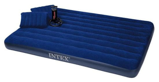Intex Nafukovací matrace Queen Intex 68765 SET s polštáři 152 x 203 x 22 cm