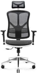 Diablo-Chairs V-Basic, černá/bílá (5902560334562) herní kancelářská ergonomická židle