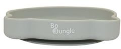 Bo Jungle Silikonový talíř s přísavkou Bear Grey