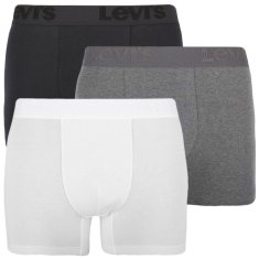 Levis 3PACK pánské boxerky vícebarevné (905045001 010) - velikost L