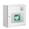 KOVO-LEMINI Skříňka na defibrilátor (AED) - uzamykatelná s hranatým okénkem