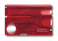 Victorinox Karta Swiss Card Nailcarre červená