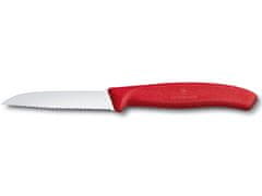 Victorinox Nůž na zeleninu 8cm plast červený