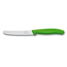 Victorinox Nůž na rajčata zelený 11 cm vlnka