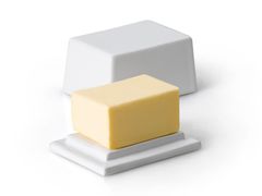 Continenta Dóza na máslo 125 g, keramika, 9,5x7x6 cm