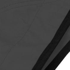 Vidaxl Bimini stříška se 3 oblouky antracitová 183 x 196 x 137 cm