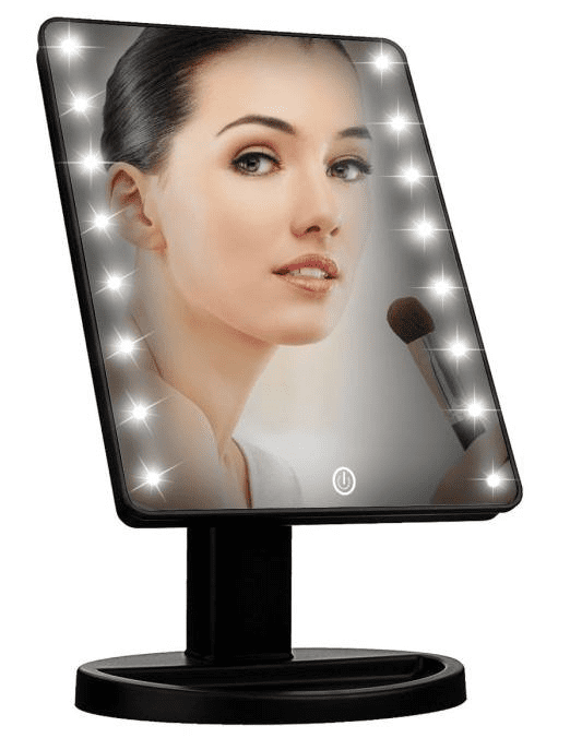 Levně iQtech iMirror kosmetické Make-Up zrcátko LED Dot černé