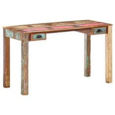 Vidaxl Psací stůl 130 x 55 x 76 cm masivní recyklované dřevo