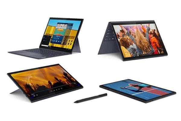  notebook a tablet v jednom zariadení lenovo yoga duet 7 výkonný ľahký prenosný wlan bluetooth wifi ax ips displej s vysokým rozlíšením široké pozorovacie uhly dolby vision stereo reproduktory výkonný procesor