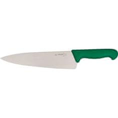 Giesser Messer Nůž kuchyňský , ergonomická rukojeť zelená, velmi kvalitní výrobek, délka ostří 260 mm, 