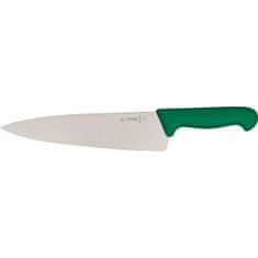 Giesser Messer Nůž kuchyňský , ergonomická rukojeť zelená, velmi kvalitní výrobek, délka ostří 200 mm, 