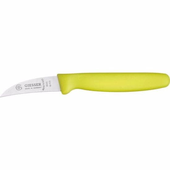 Giesser Messer Nůž na zeleninu , čepel 6 cm, hladký, limetkový
