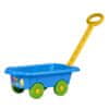 Dětský vozík Vlečka 45 cm - modrý