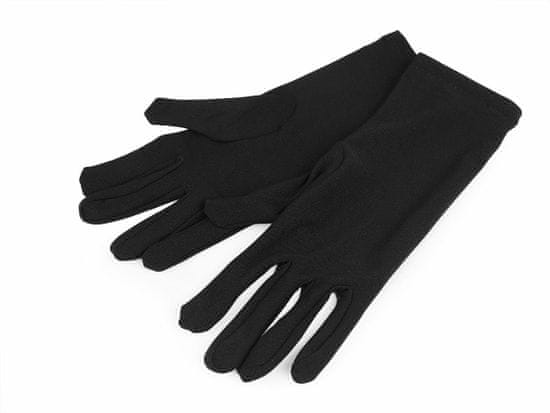 Kraftika 1pár (22-24cm) černá společenské rukavice dámské