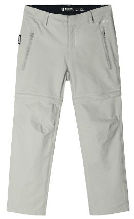 Reima chlapecké kalhoty s odepínacími nohavicemi Virrat 122 šedá