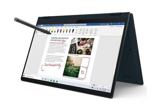  notebook a tablet v jednom zariadení lenovo ideapad flex výkonný ľahký prenosný wlan bluetooth wifi ax ips displej s vysokým rozlíšením široké pozorovacie uhly dolby audio stereo reproduktory výkonný procesor