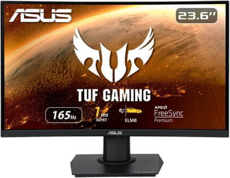 herní monitor Asus TUF Gaming VG24VQ (90LM0570-B01170) úhlopříčka 31,5 palce FreeSync 