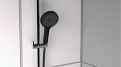 Eisl Ruční masážní sprcha 3 režimy sprchování, průměr 130mm, černá/chrom SAMOA RAIN (60956) 