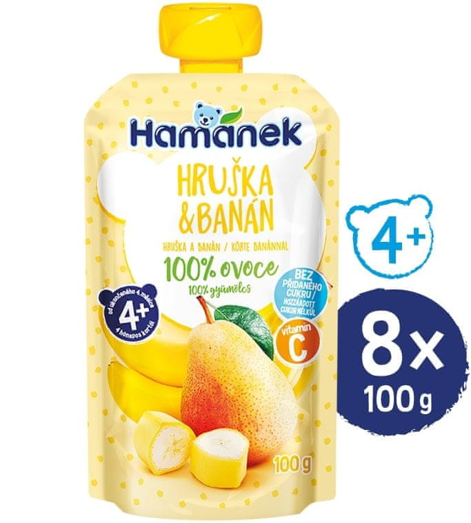 Hamánek Hruška banán 8x 100g