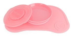 Levně Twistshake Podložka Click-mat Mini s talířem pastelově růžová