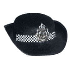 funny fashion Policejní klobouk dámský černý